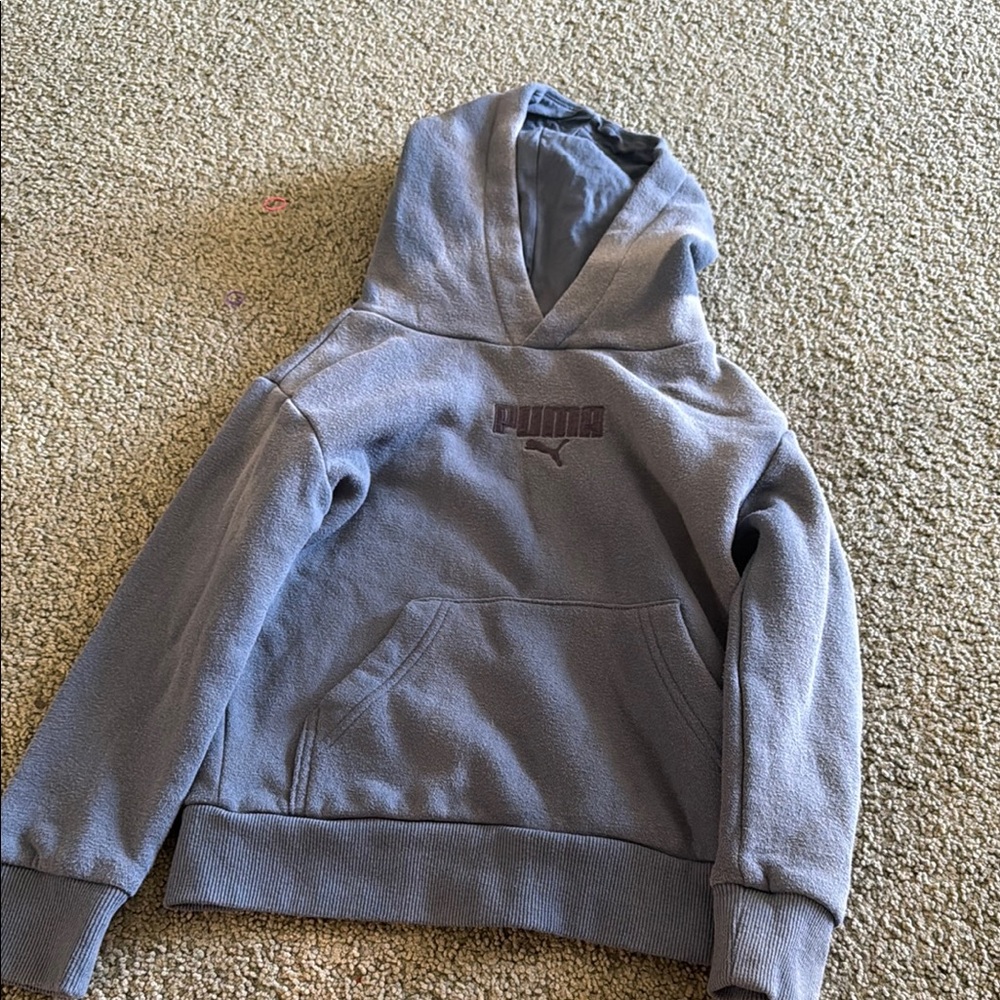 Puma Gray Pullover Hoodie